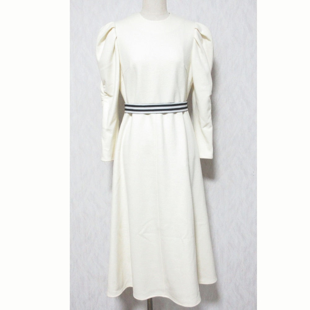 ボーダーズアットバルコニー GRACE SHOULDER WOOL ワンピース