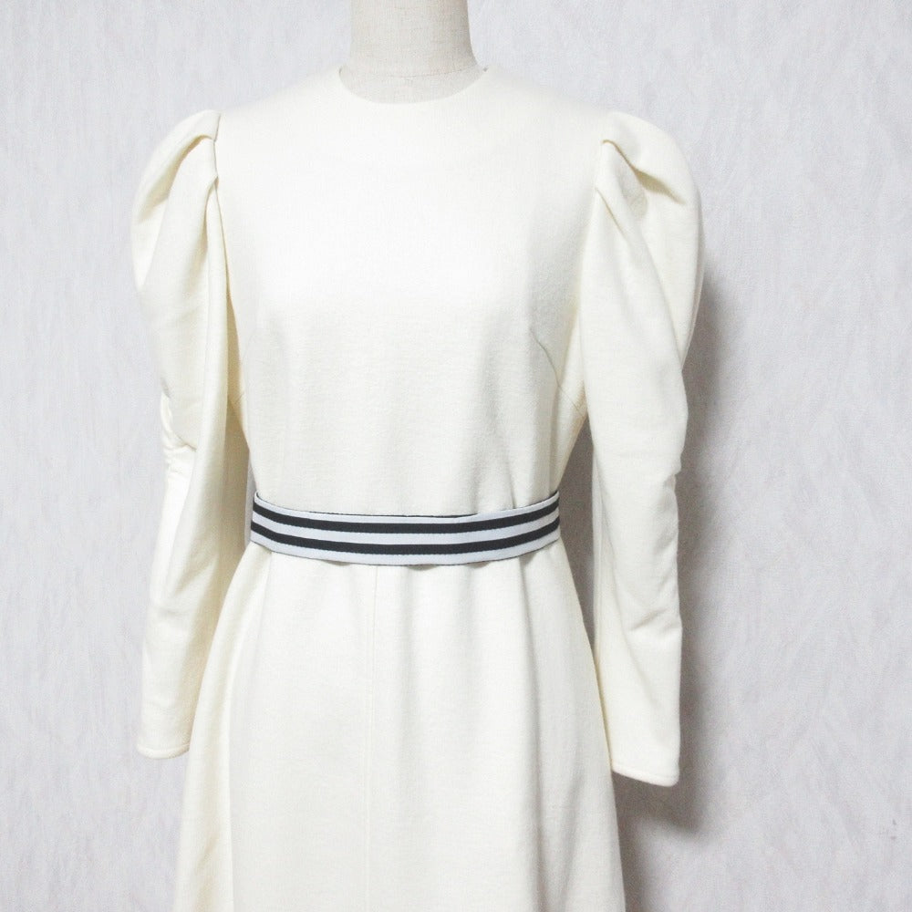 ボーダーズアットバルコニー GRACE SHOULDER WOOL ワンピース