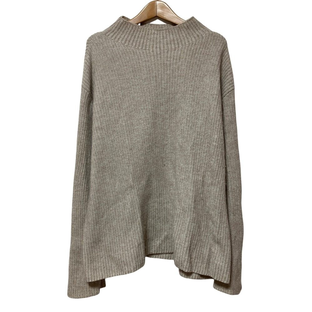 セオリー CHARMANT OVERSIZED FUNNEL N ウールニットセーター