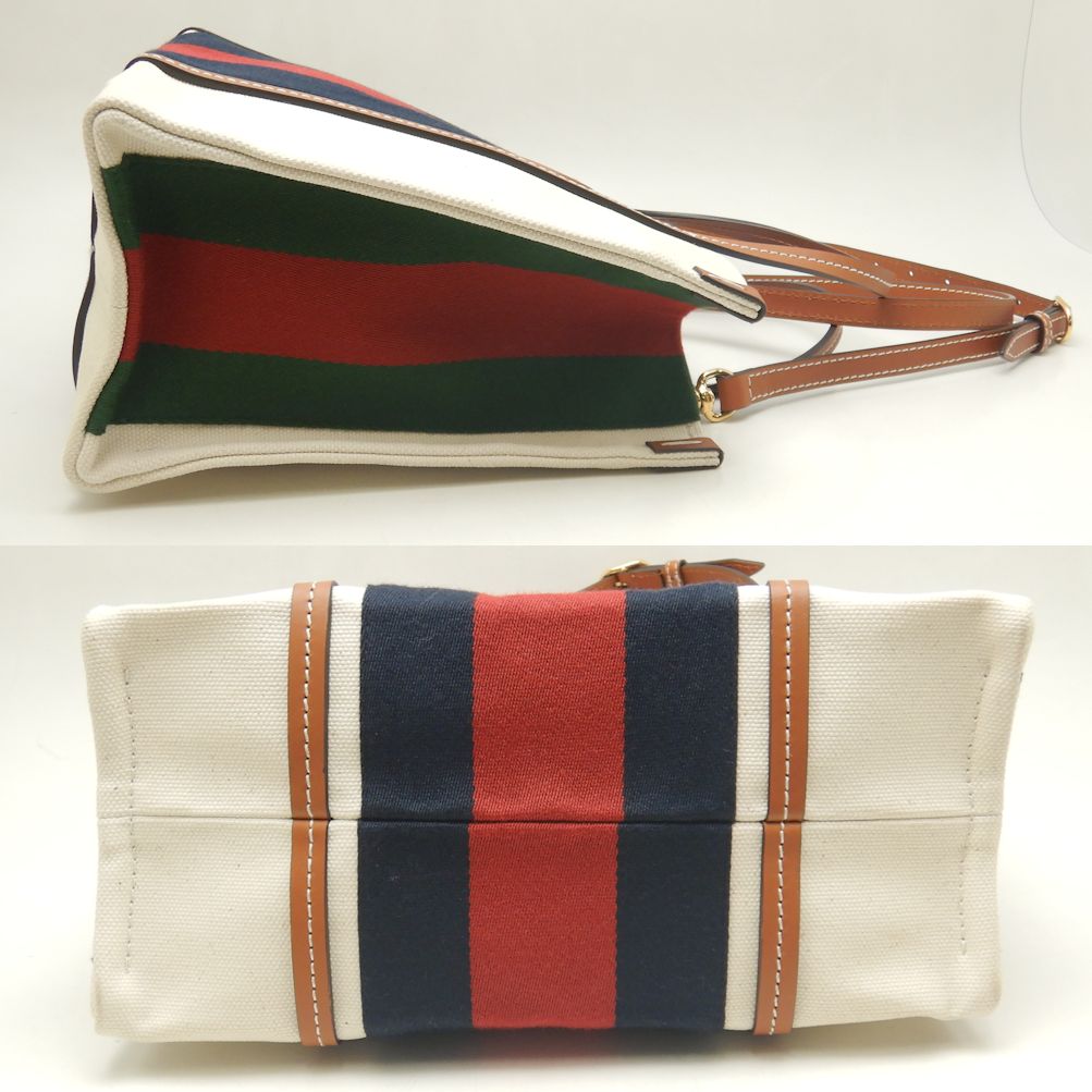 グッチ スモール キャンバス 2WAY トートバッグ 727728