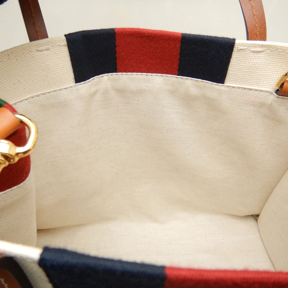 グッチ スモール キャンバス 2WAY トートバッグ 727728