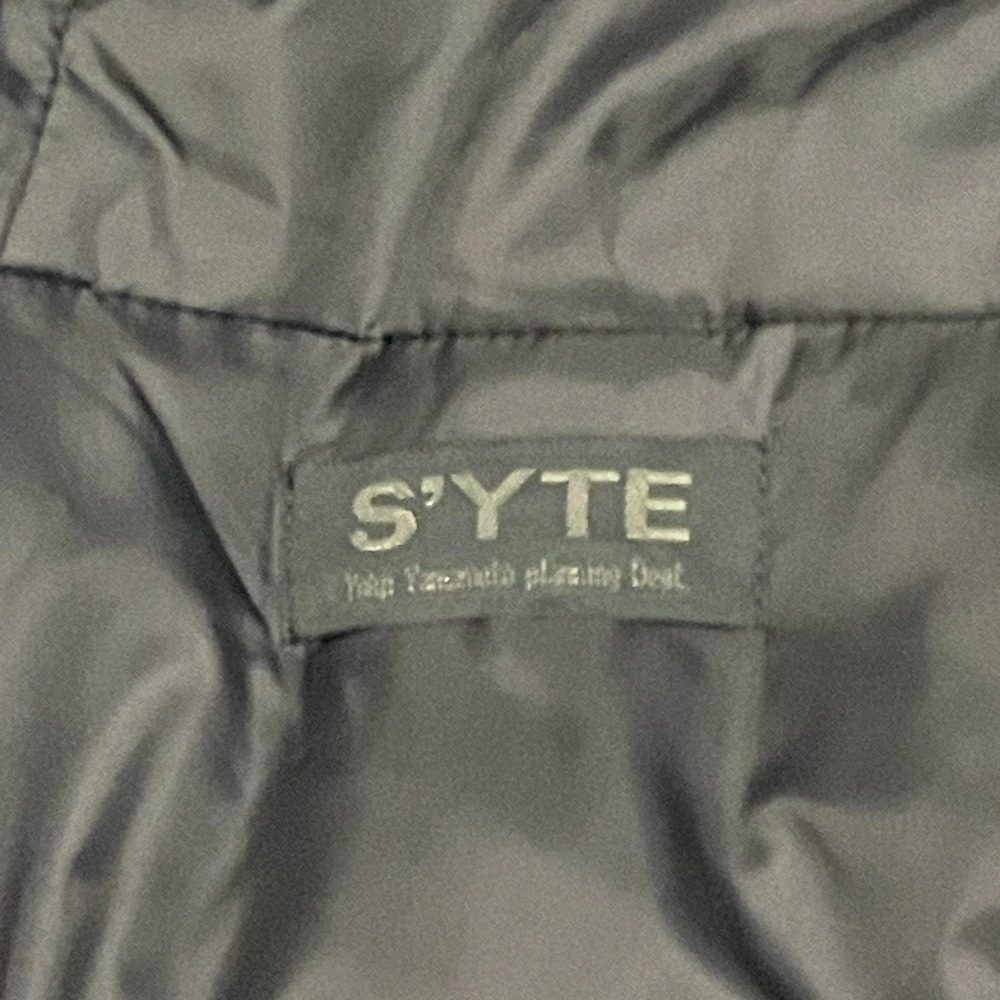 サイトヨウジヤマモト Pe Taffeta Stitch-Less フーデッドダウンコート
