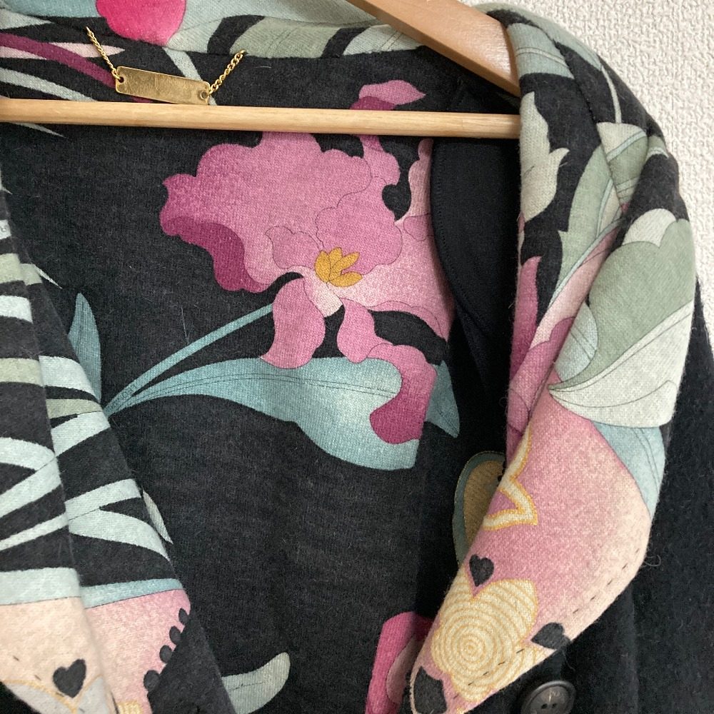 レオナールファッション ダブルニットコート