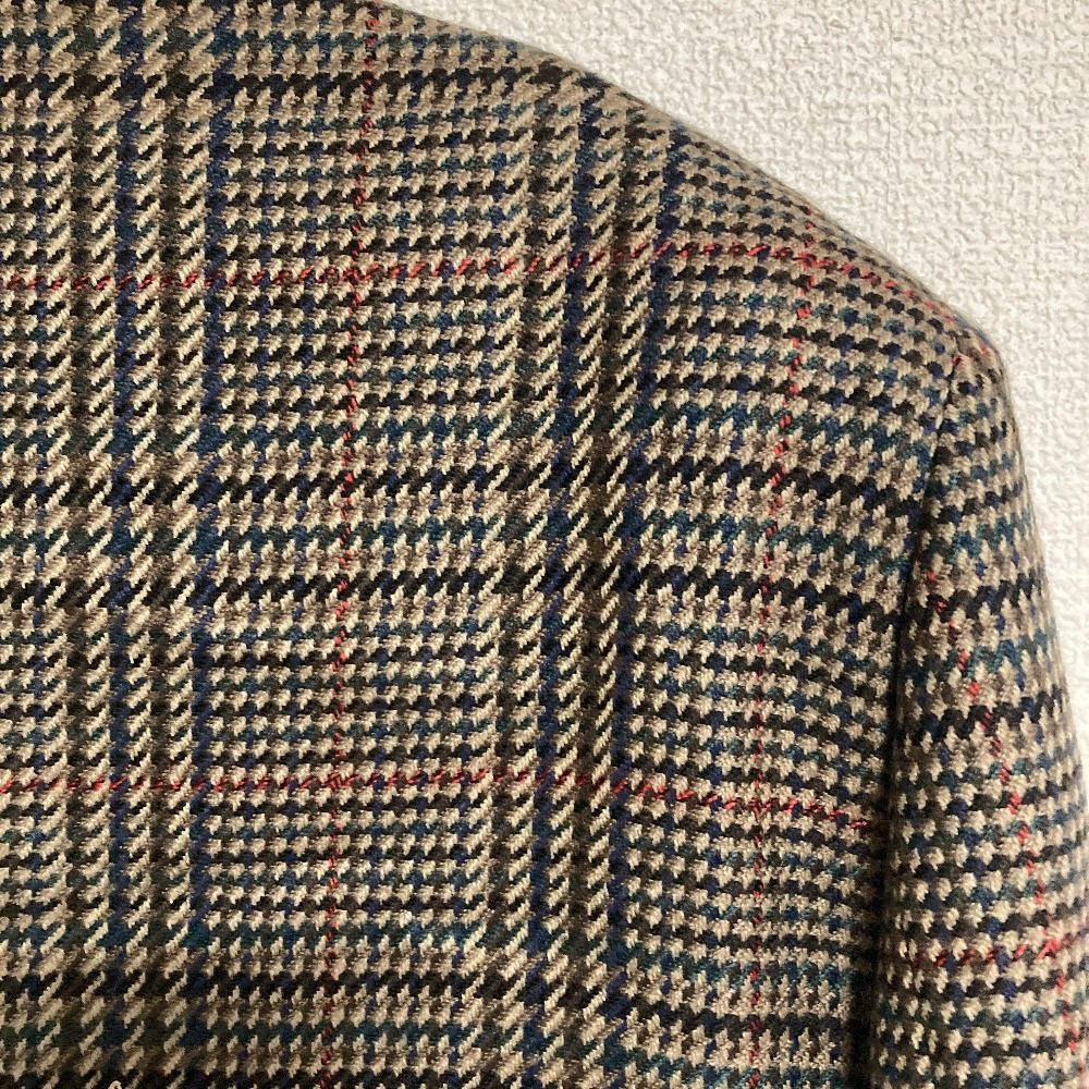 バーバリーズ 千鳥格子ダブルテーラードジャケット
