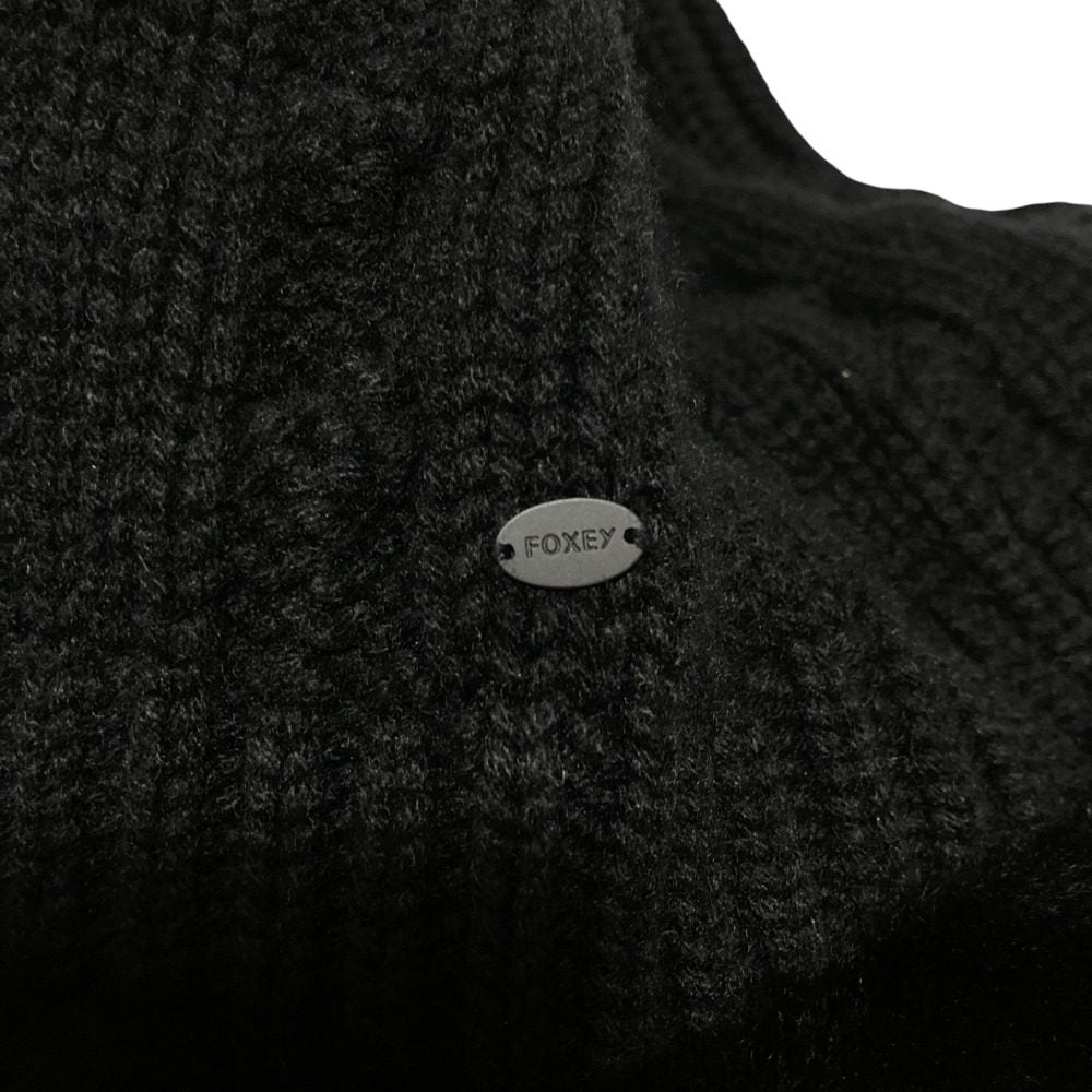 フォクシー カシミヤニットキャップ