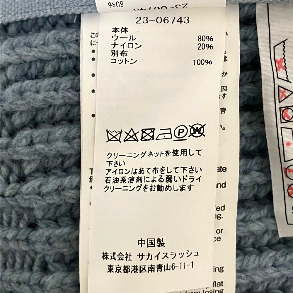 サカイ Knit Pullover Detroit ニットプルオーバー