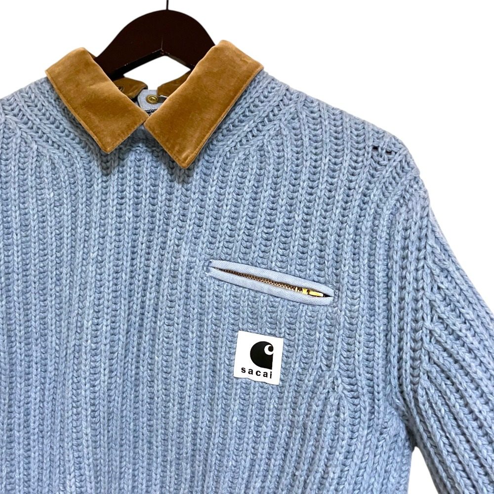 サカイ Knit Pullover Detroit ニットプルオーバー