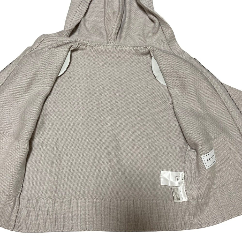フォクシー Lounge Hoodie ニットパーカー