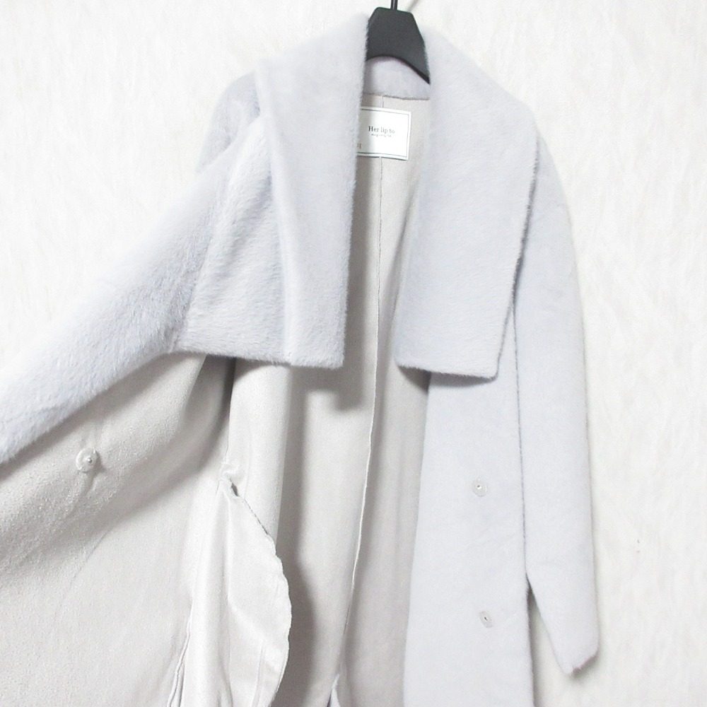 ハーリップトゥ Grace Wrap Coat エコファーコート