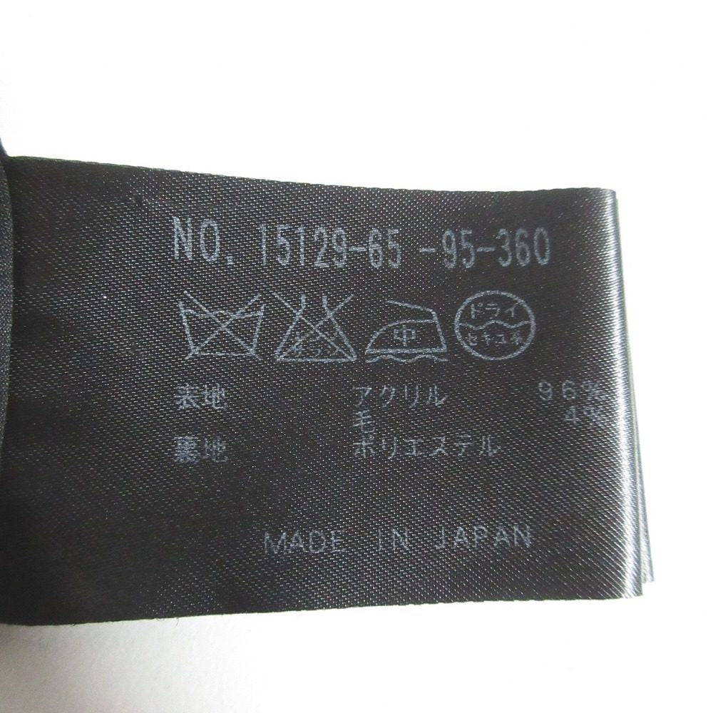 アナイ ノーカラー七分袖ツイードワンピース