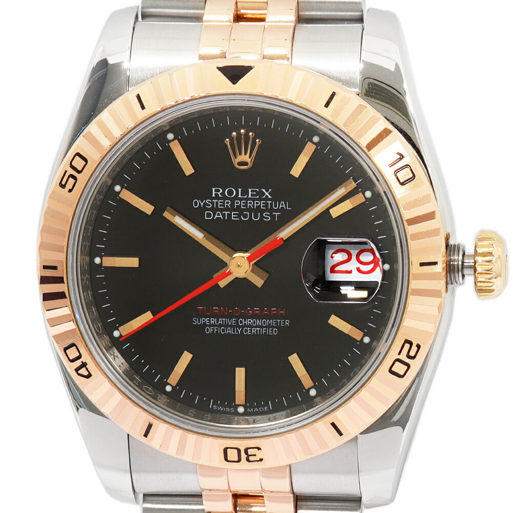 ロレックス ターンオーグラフ Au750 ステンレススチール