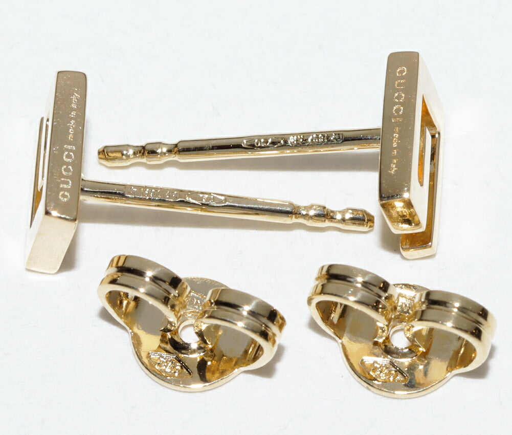 グッチ Gロゴ K18YG ピアス