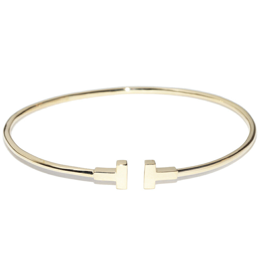 ティファニー T ナロー ワイヤー ブレスレット Au750 サイズ 17