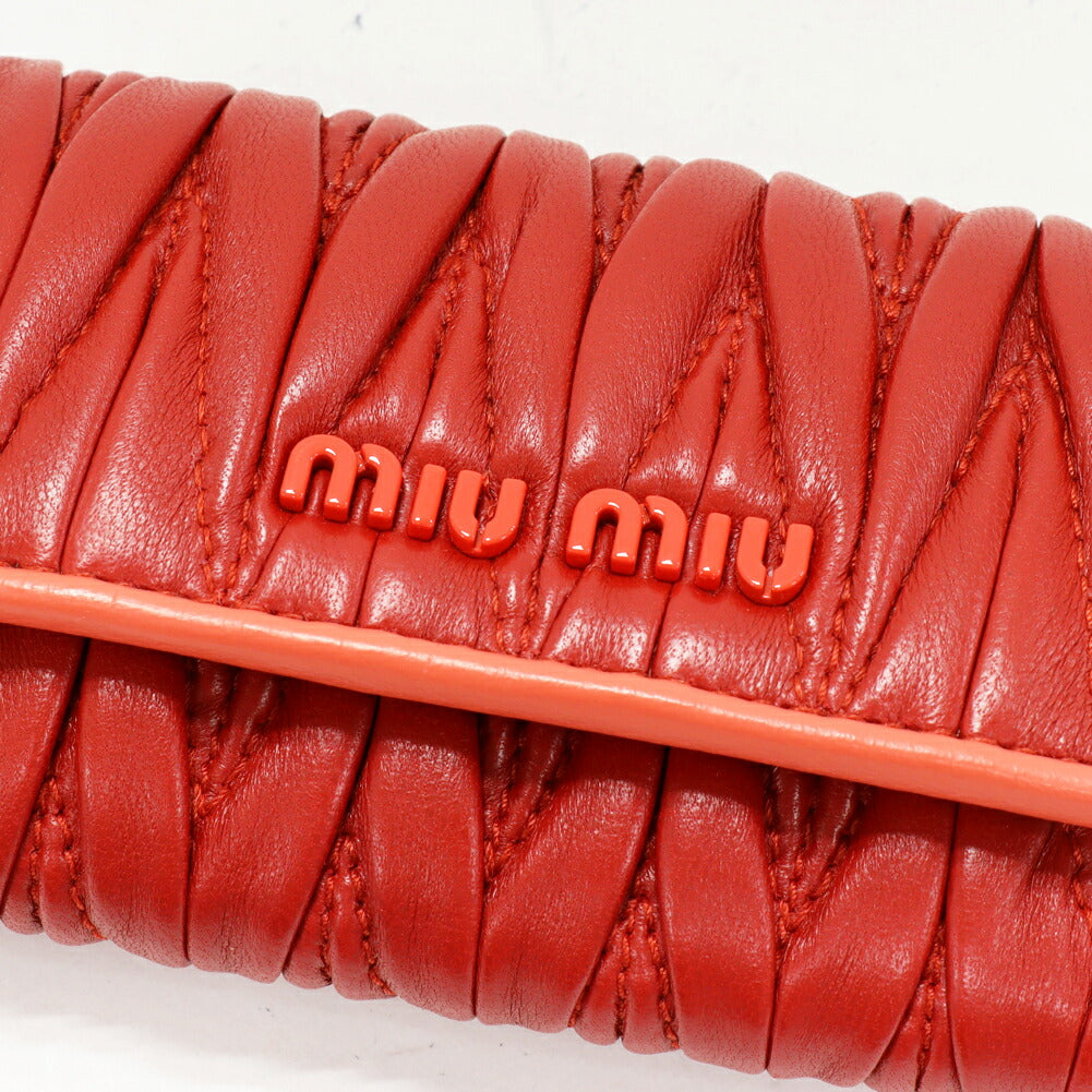 ミュウ ミュウ マテラッセ ラムスキン キーケース