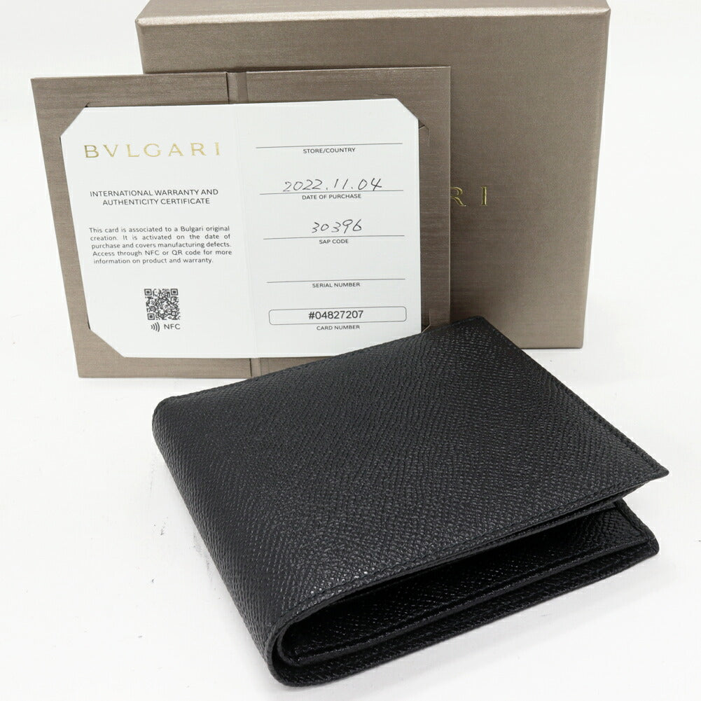 ブルガリ BVLGARI MAN カーフ レザー ウォレット