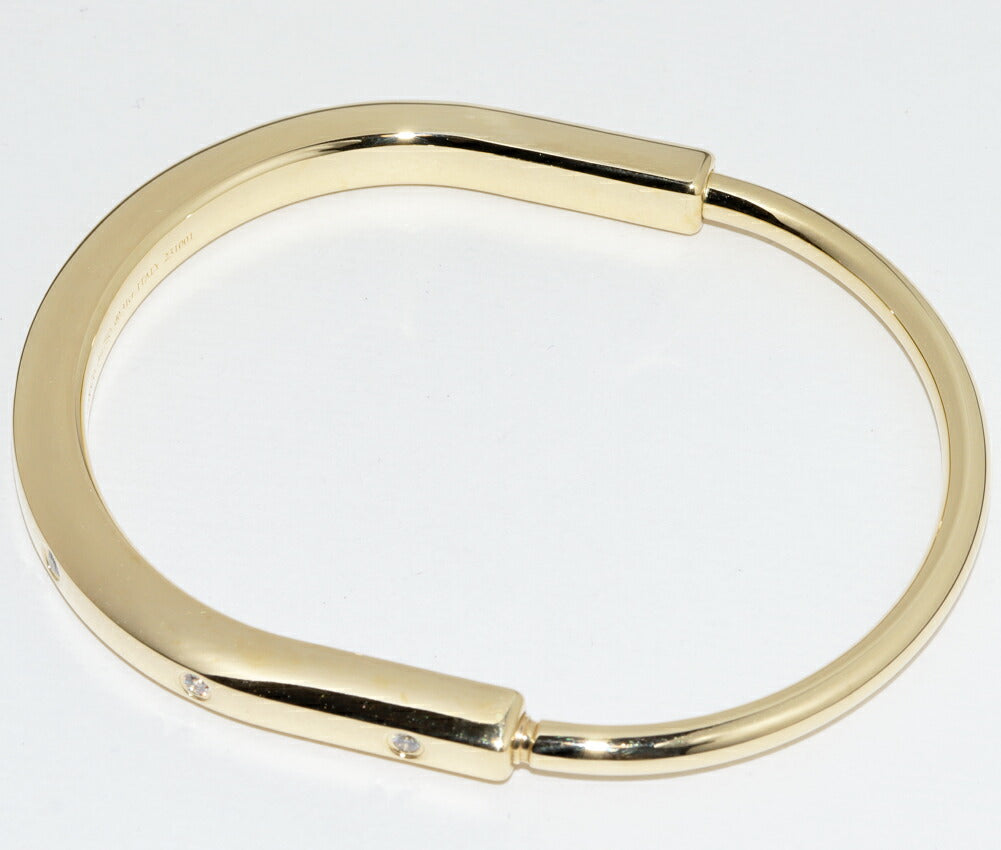 ティファニー ロック Au750 ダイヤモンド ブレスレット 19.5cm