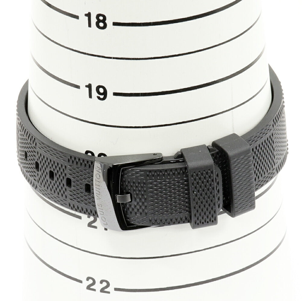 ルイヴィトン タンブール ダミエグラフィット ステンレス クロノグラフ