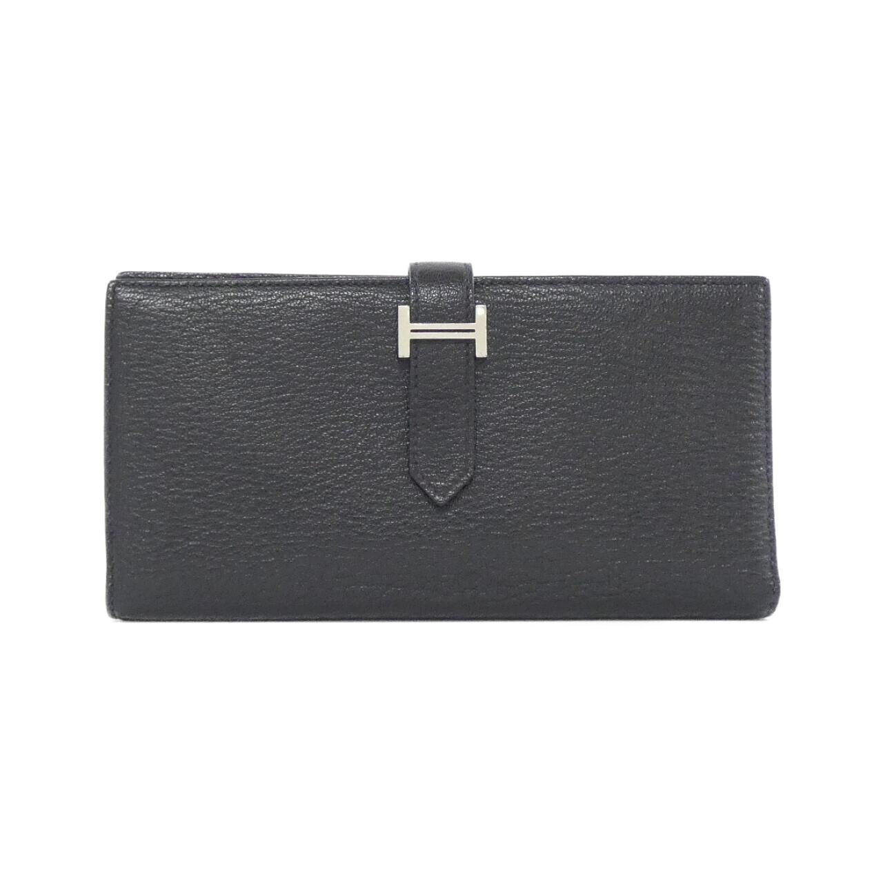 エルメス ベアン スフレ シェーブル ロング ウォレット