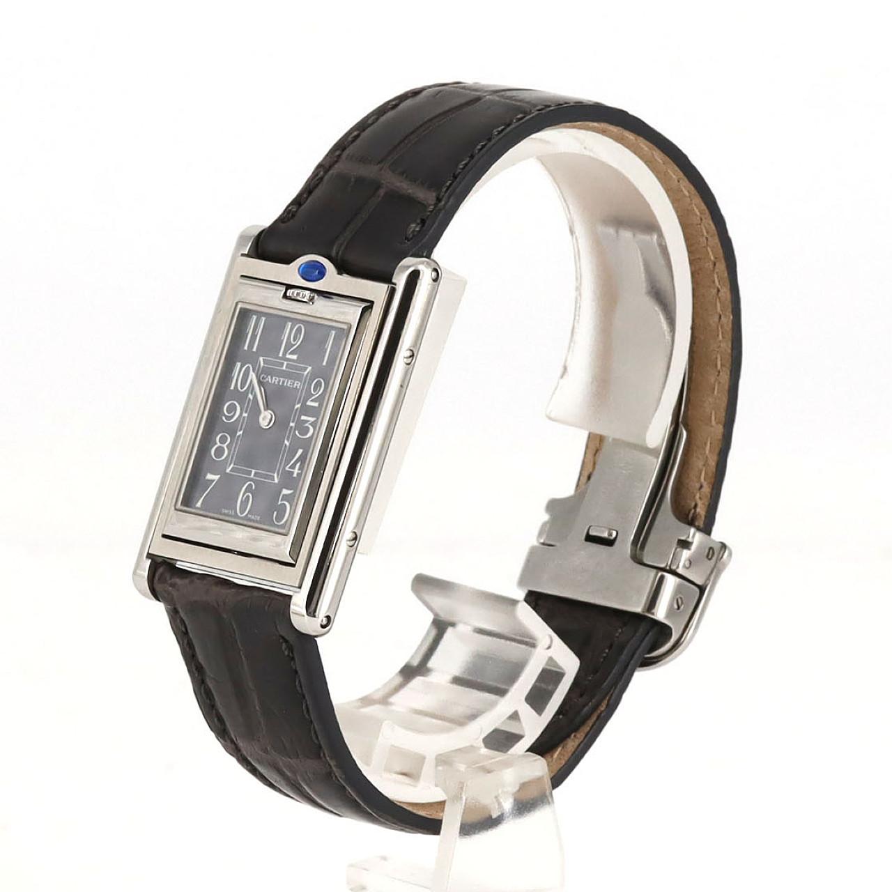 カルティエ タンク バスキュラント ステンレス スチール