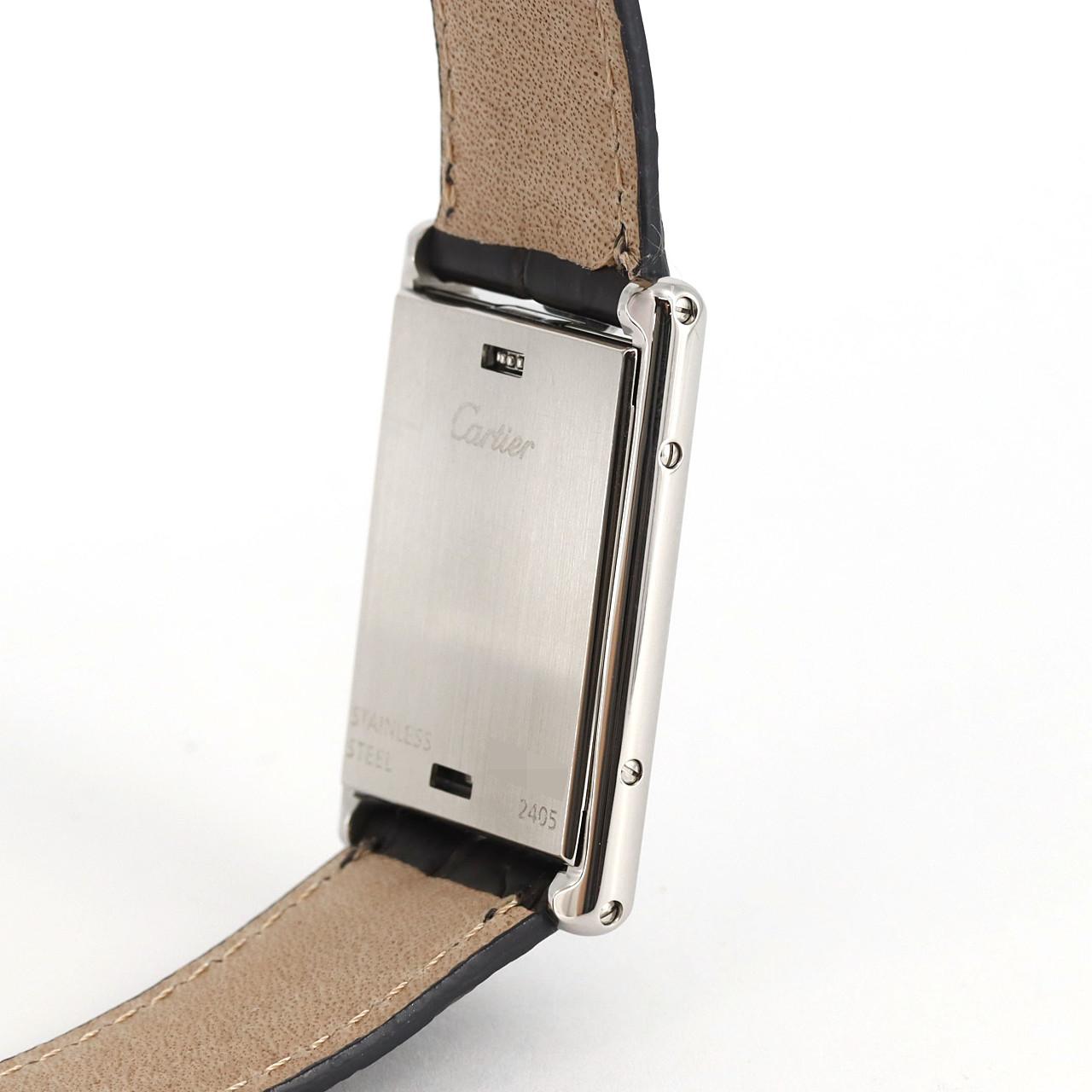 カルティエ タンク バスキュラント ステンレス スチール