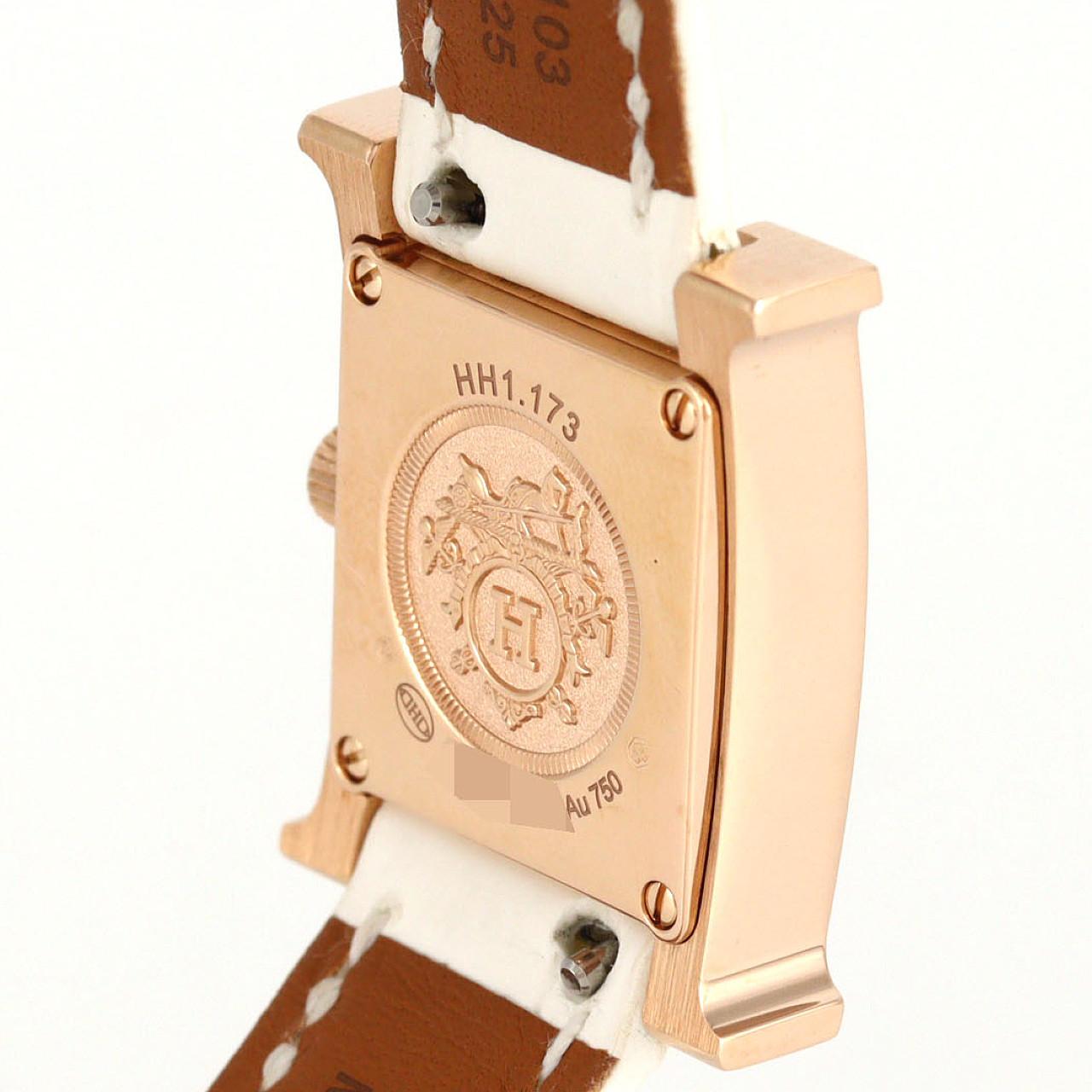 エルメス Hウォッチ PG/D ピンクゴールド 17x24mm