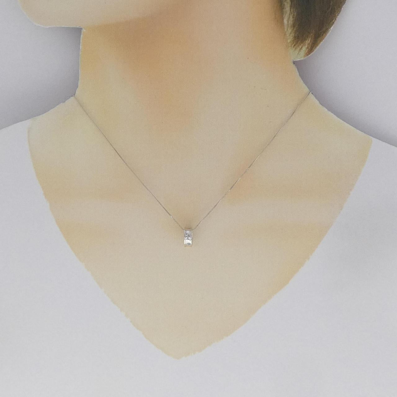 K10WG ダイヤモンド ネックレス