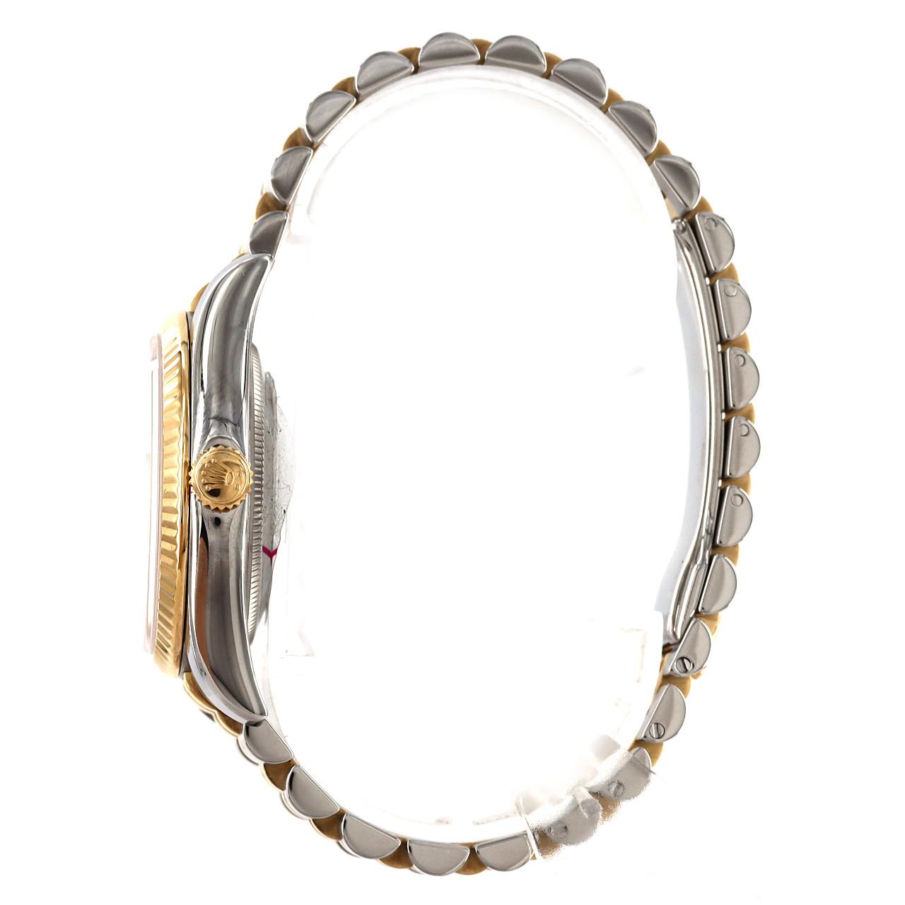 ロレックス デイトジャスト ステンレススチール x イエローゴールド 腕時計