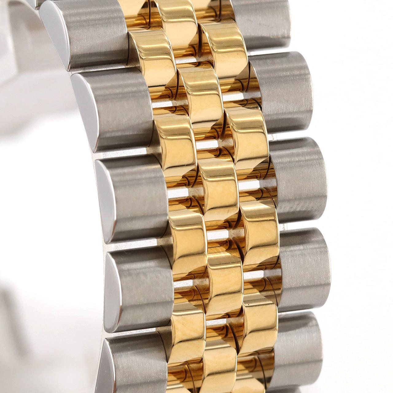 ロレックス デイトジャスト ステンレススチール x イエローゴールド 腕時計