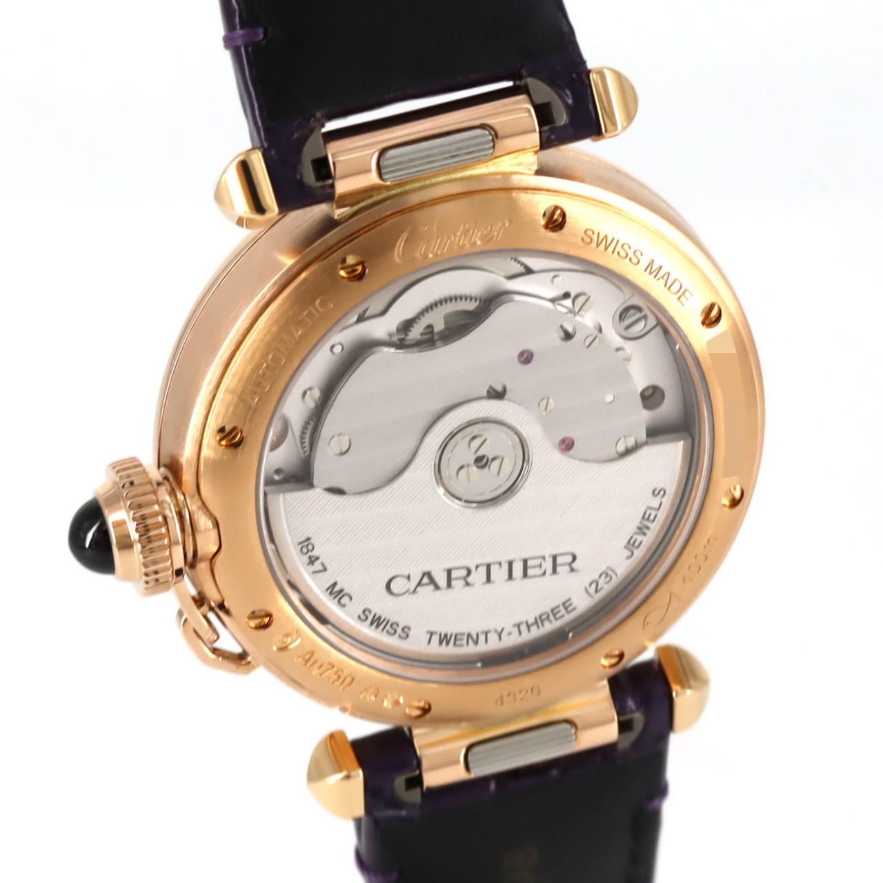 カルティエ パシャ ドゥ カルティエ ピンクゴールド 自動巻