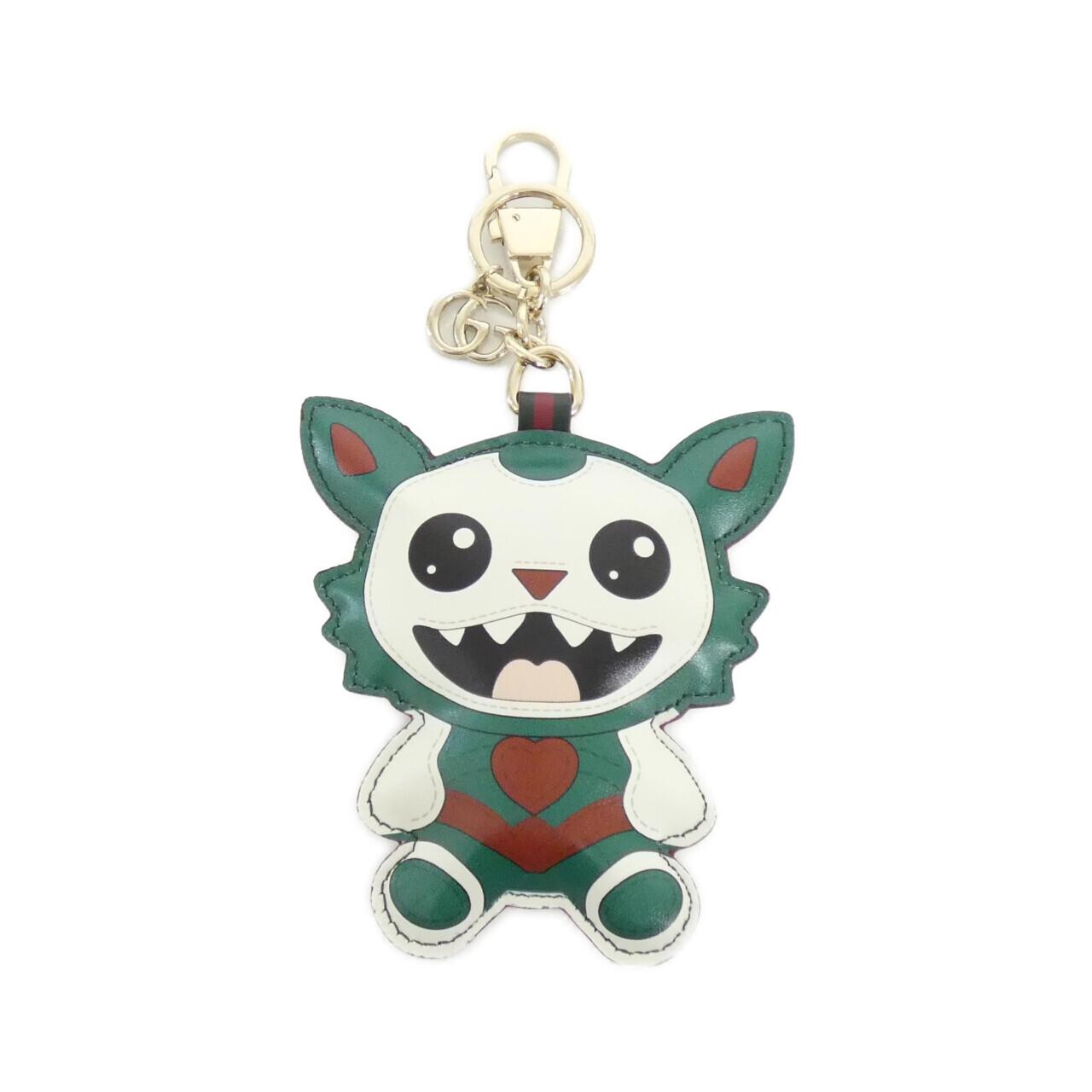 グッチ GUCCI BESTIES GGパターンコーティングキャンバス キーリング