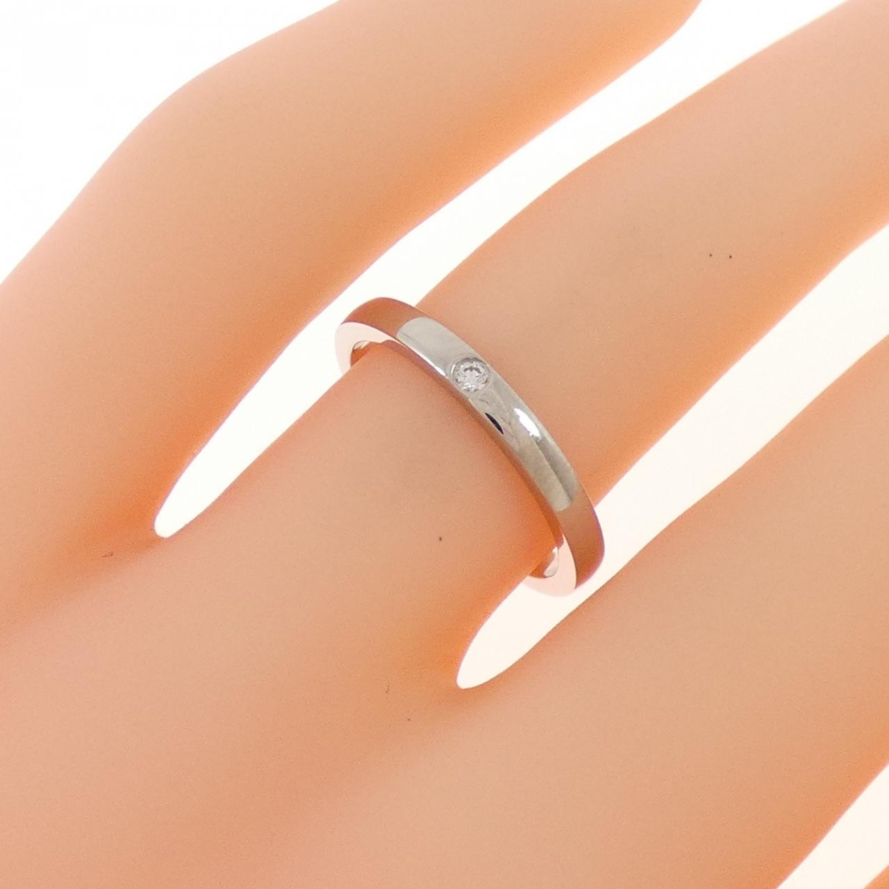 カルティエ バレリーナ プラチナ950 ダイヤモンド リング 9号