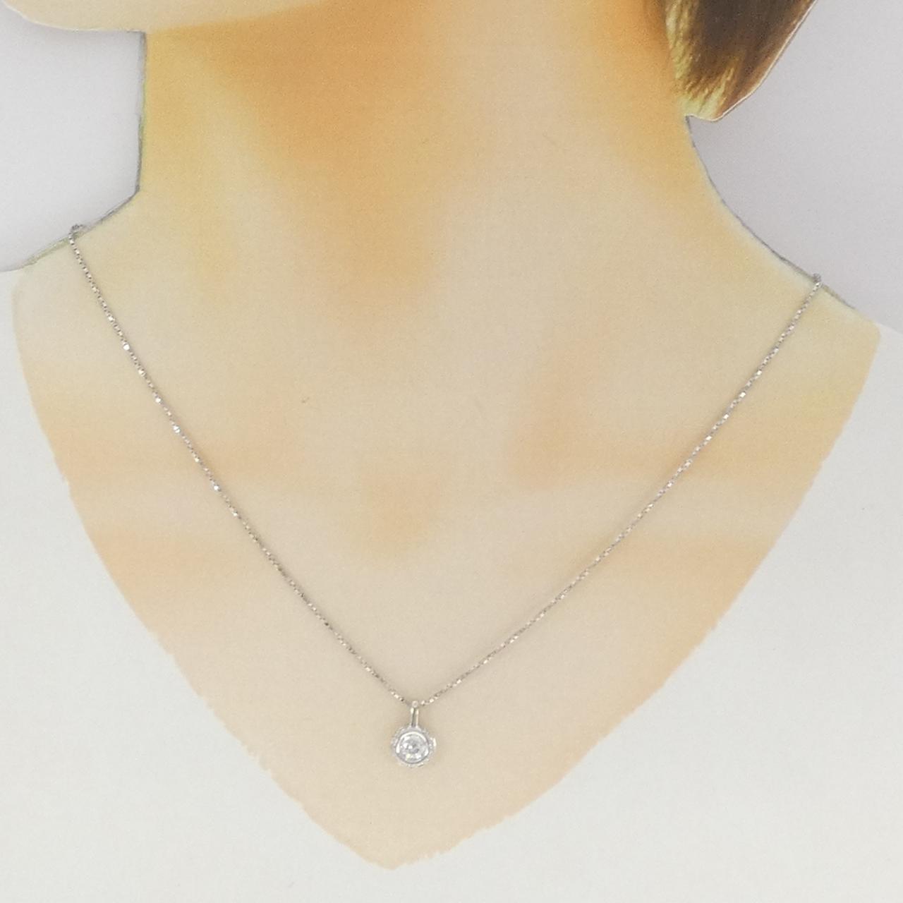 Pt900 Pt850 ダイヤモンドネックレス
