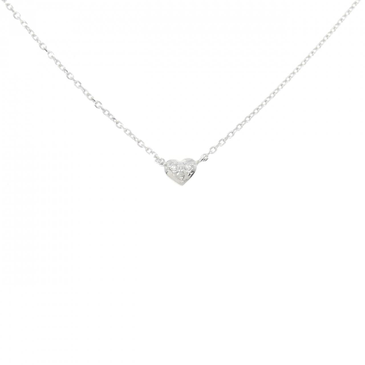 Samantha Tiara K10 ホワイト ゴールド ダイヤモンド ネックレス