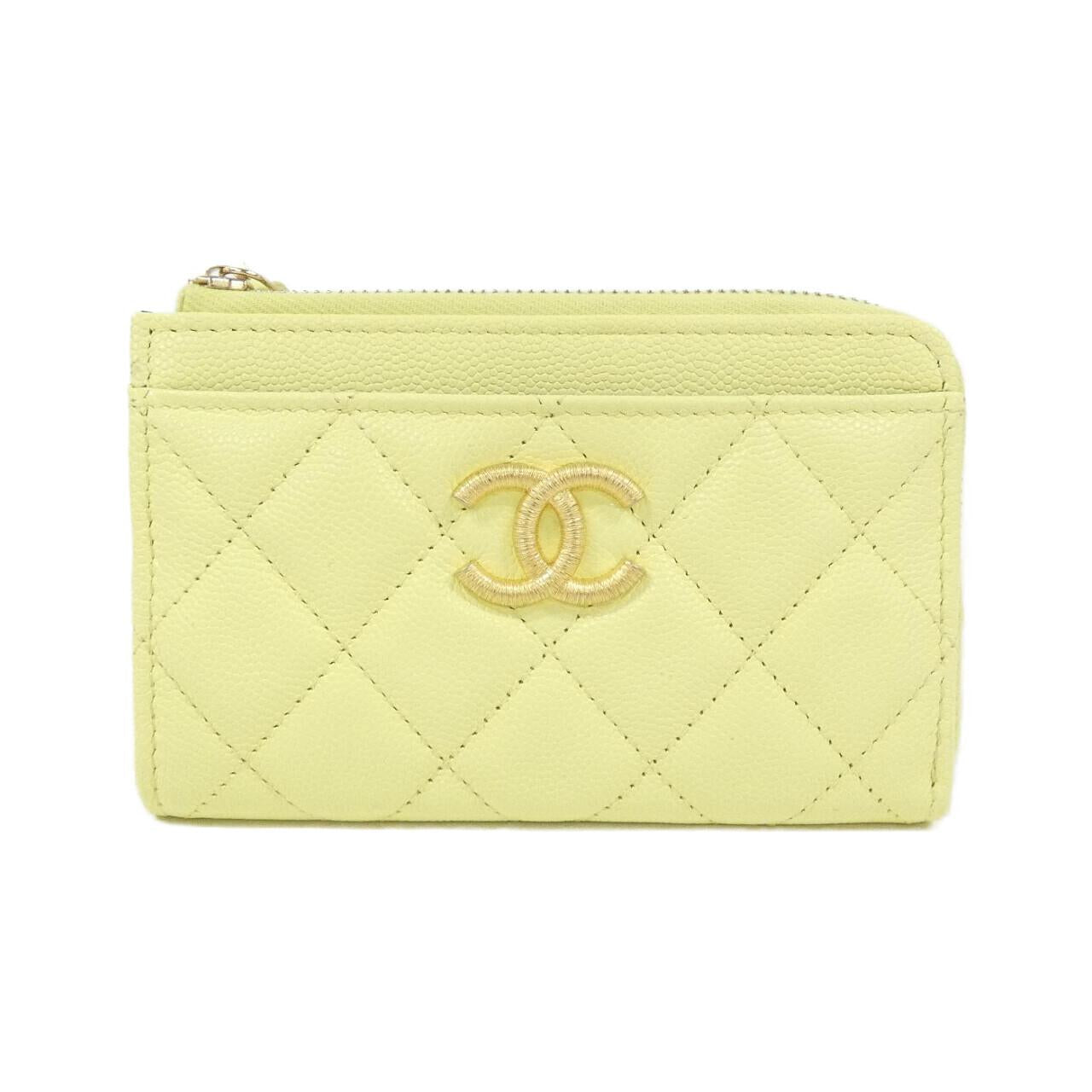 シャネル AP4478 キャビアスキン カードケース