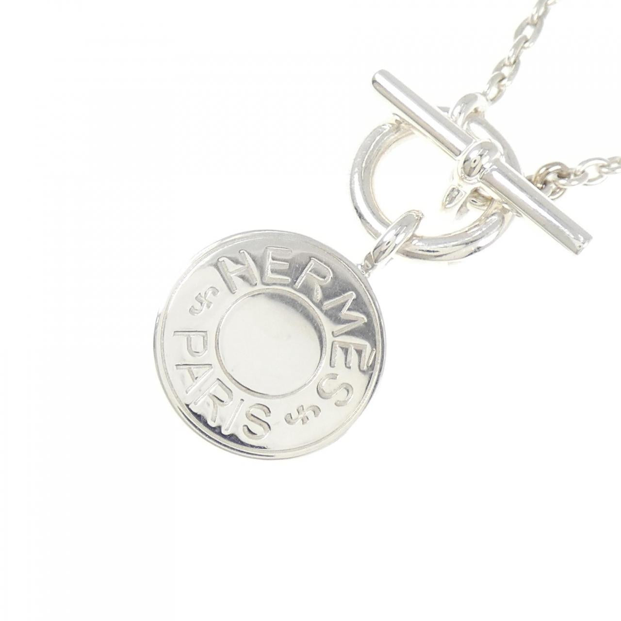 エルメス アミュレットHコンフェッティ 925シルバー ネックレス