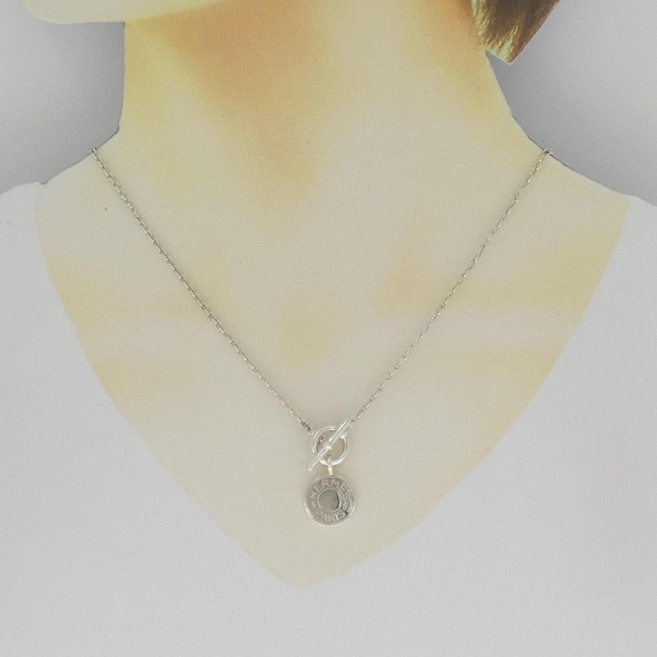 エルメス アミュレットHコンフェッティ 925シルバー ネックレス