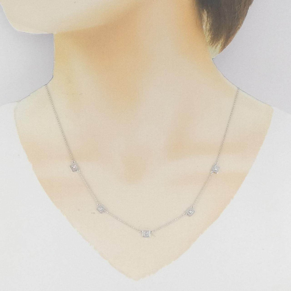Au750ダイヤモンドネックレス