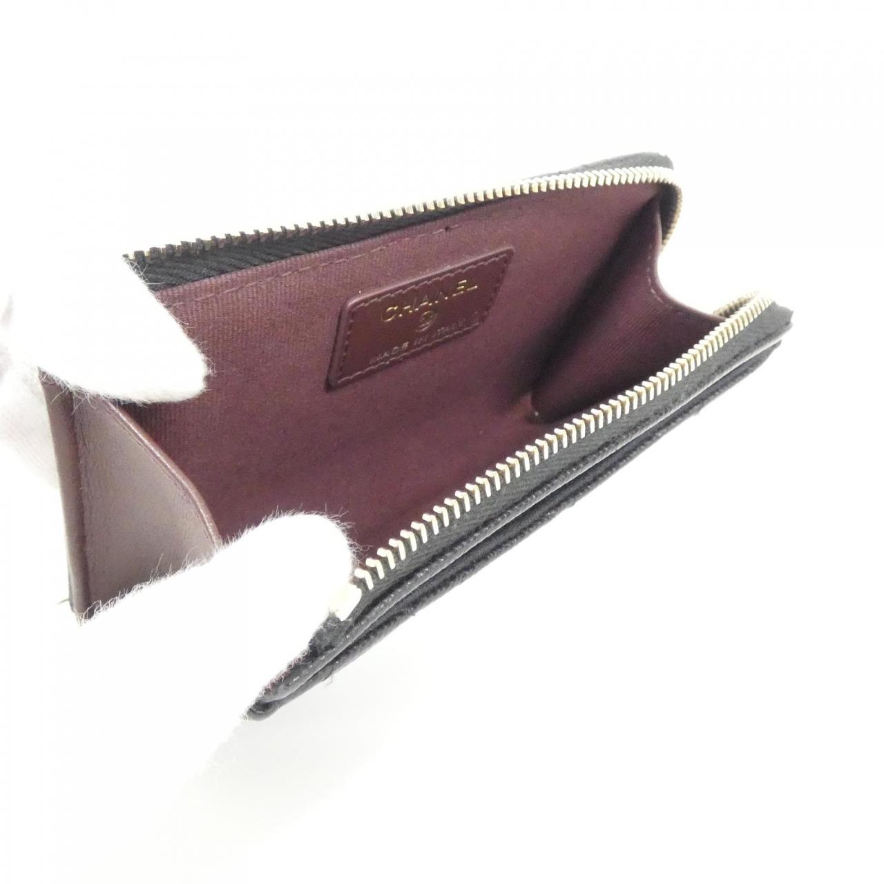 シャネル タイムレス クラシック キャビアスキン カードケース