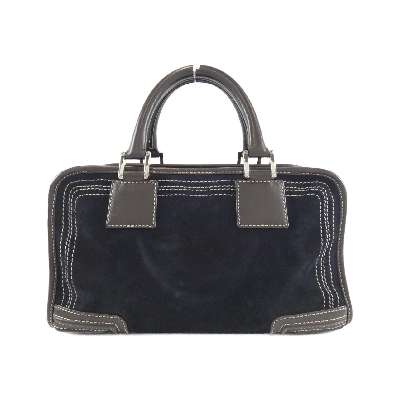 ロエベ アマソナ カウ レザー バッグ