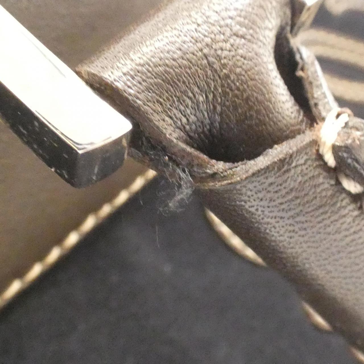 ロエベ アマソナ カウ レザー バッグ