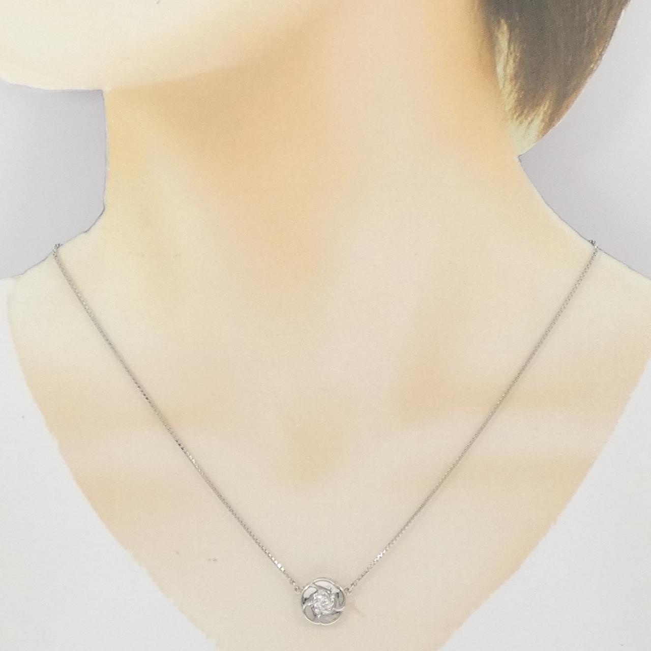 Pt850ダイヤモンドネックレス