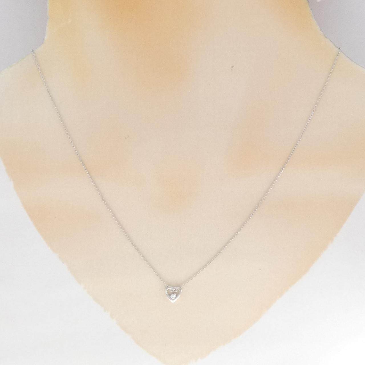 K18ホワイトゴールドダイヤモンドネックレス