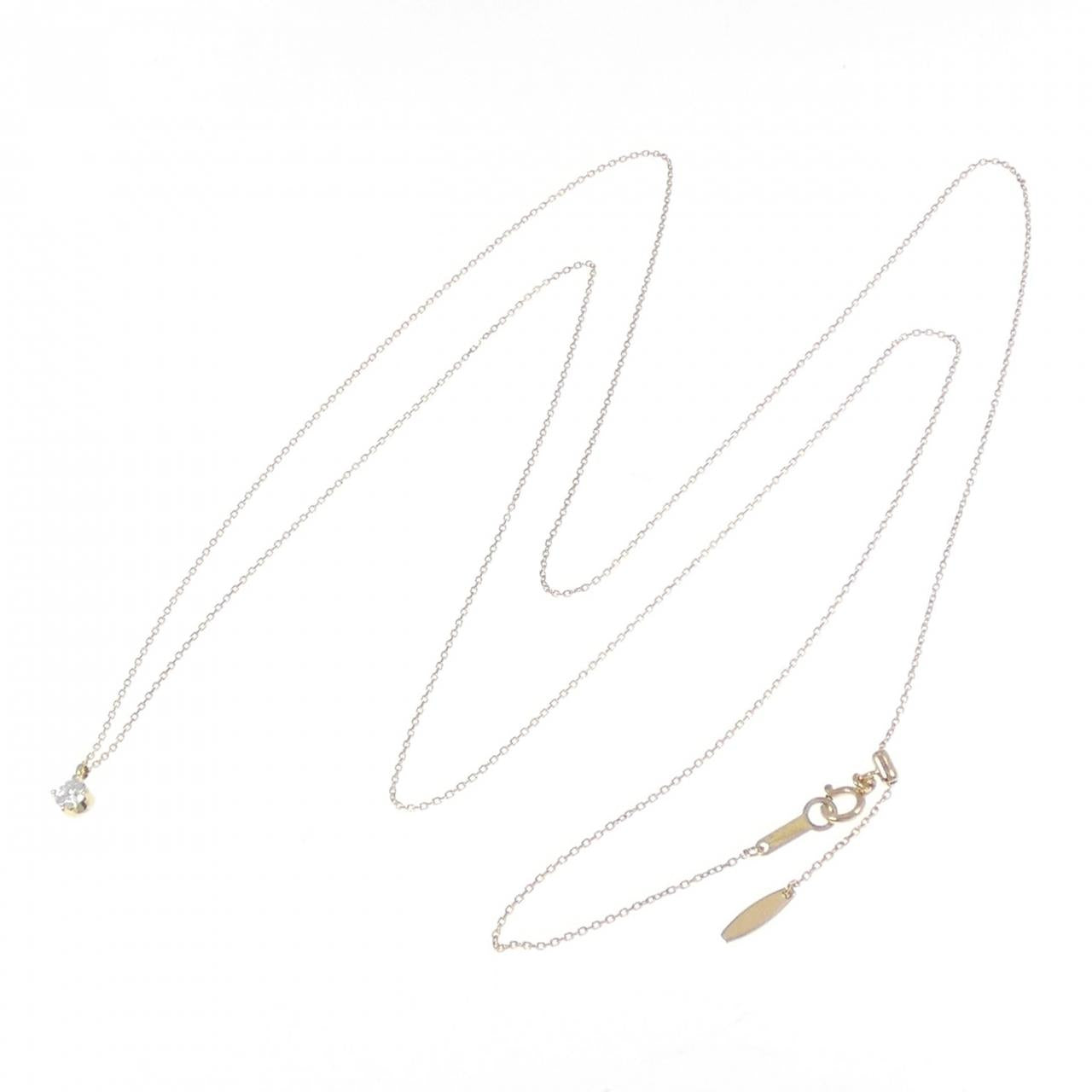 4°C Au750 ダイヤモンド ネックレス