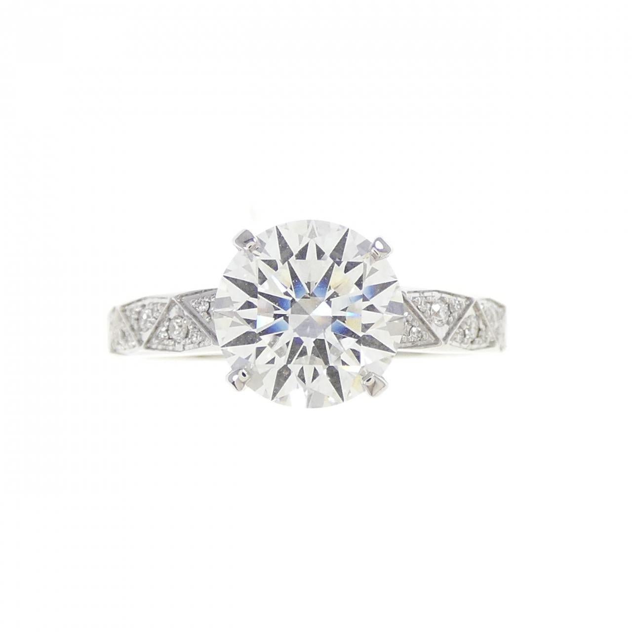 グラフ ローレンスグラフシグネチャー 750ホワイトゴールド ダイヤモンド リング 9.5号