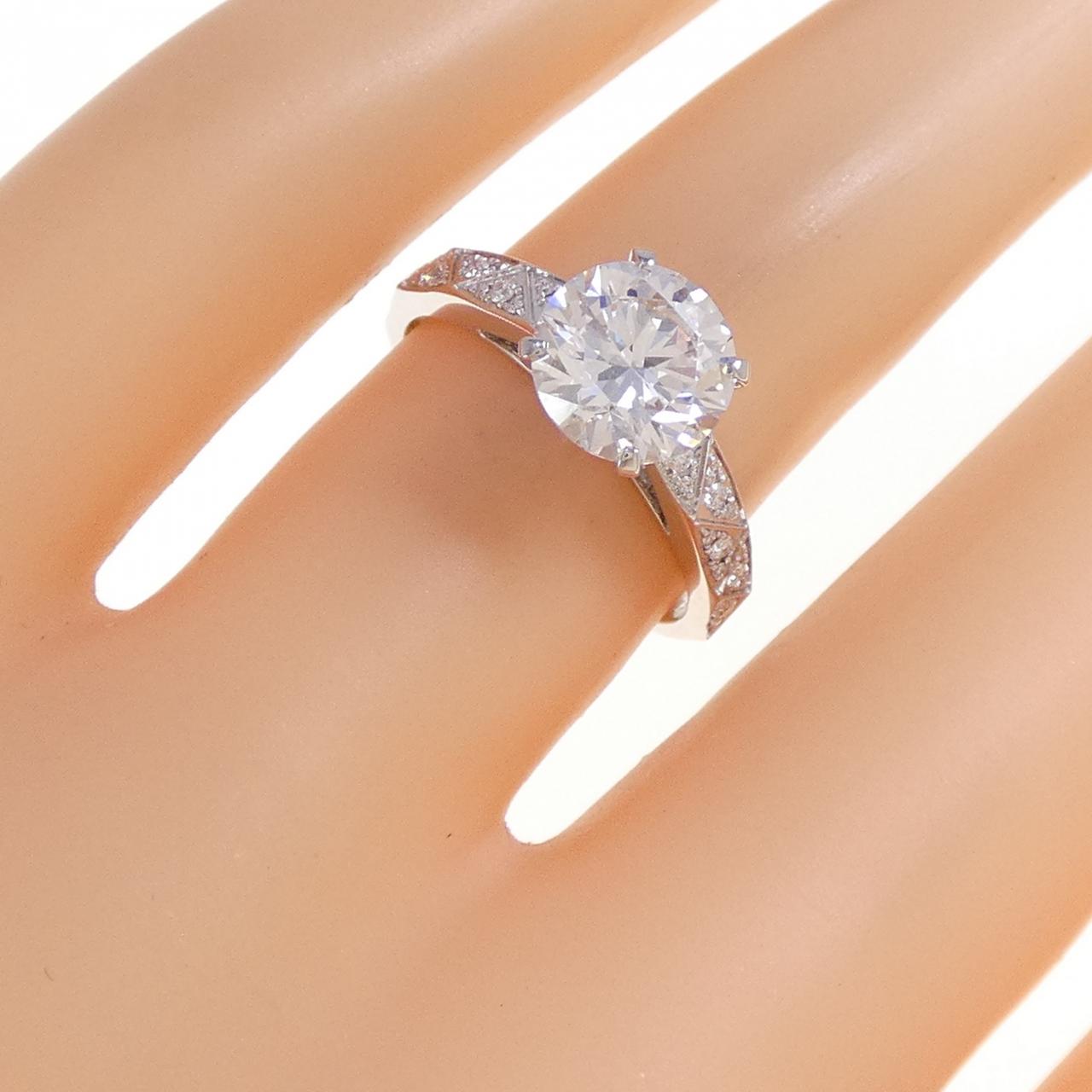 グラフ ローレンスグラフシグネチャー 750ホワイトゴールド ダイヤモンド リング 9.5号