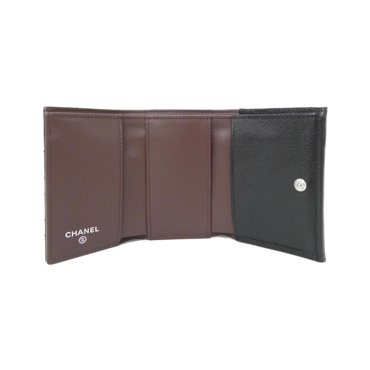 シャネル タイムレス クラシック キャビアスキン ウォレット