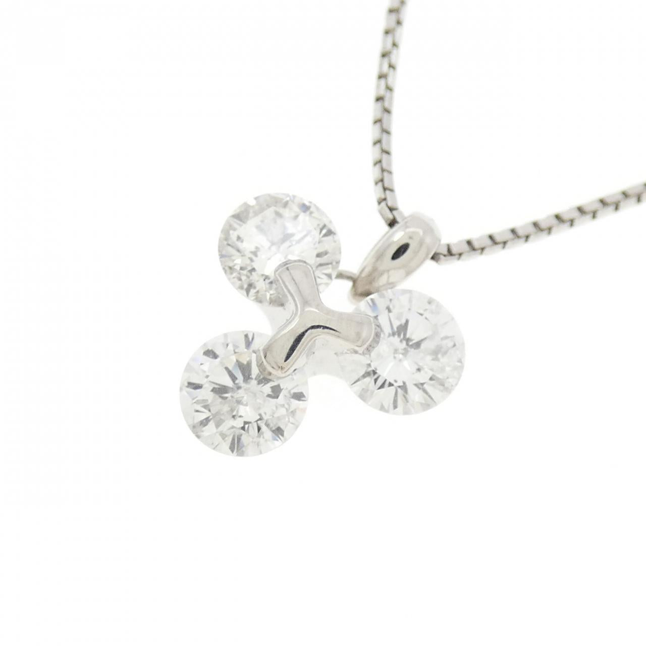 Pt850ダイヤモンドネックレス