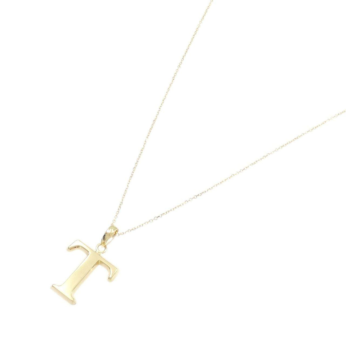 Au750 イニシャルTネックレス