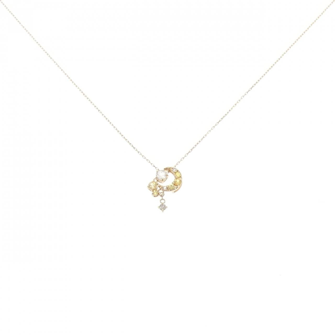 Samantha Tiara K10 イエロー ゴールド ネックレス