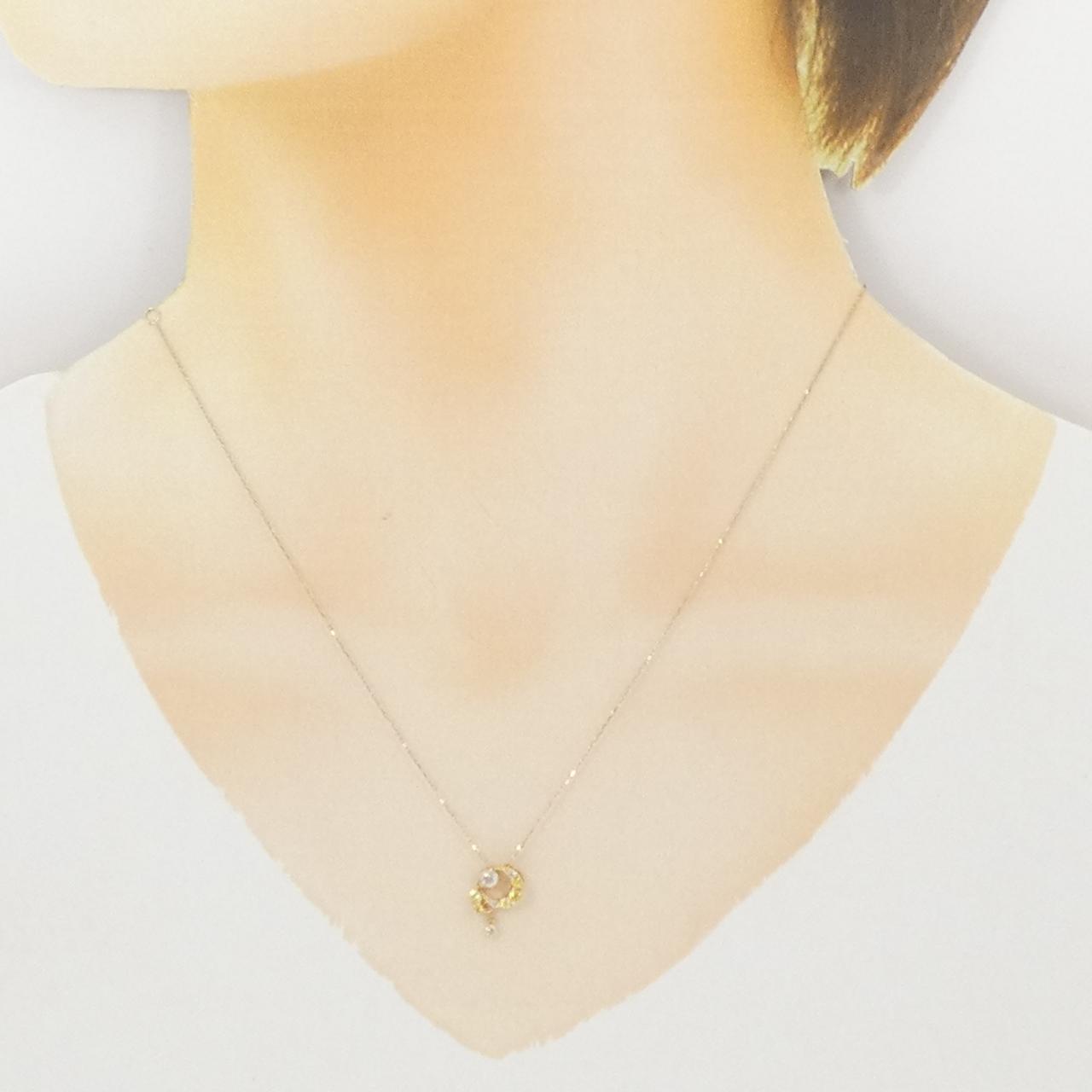 Samantha Tiara K10 イエロー ゴールド ネックレス